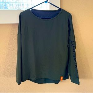 Orangetheory olive/army green active longs sleeve